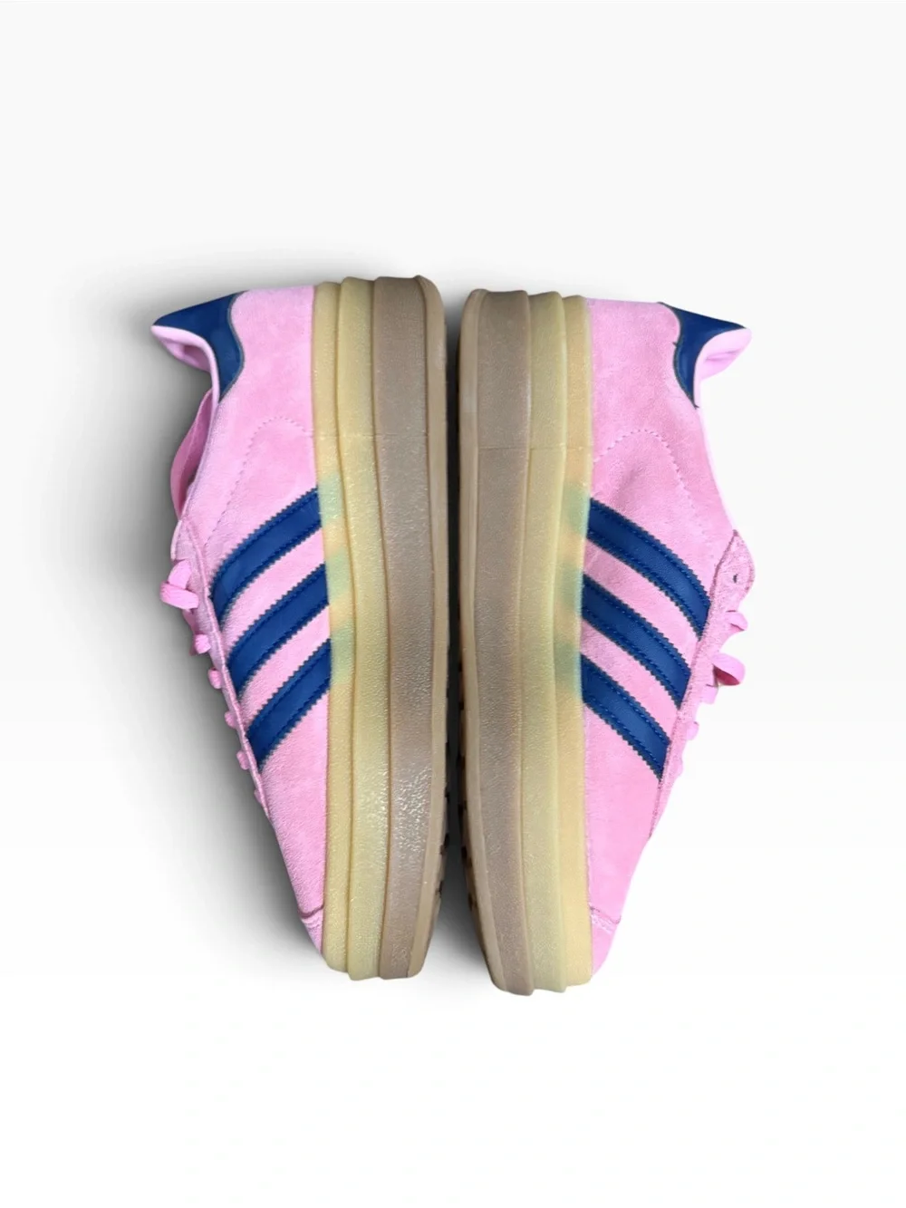 Adidas Gazelle Bold Pink Navy Suede Platform Sneakers US 6 NWT